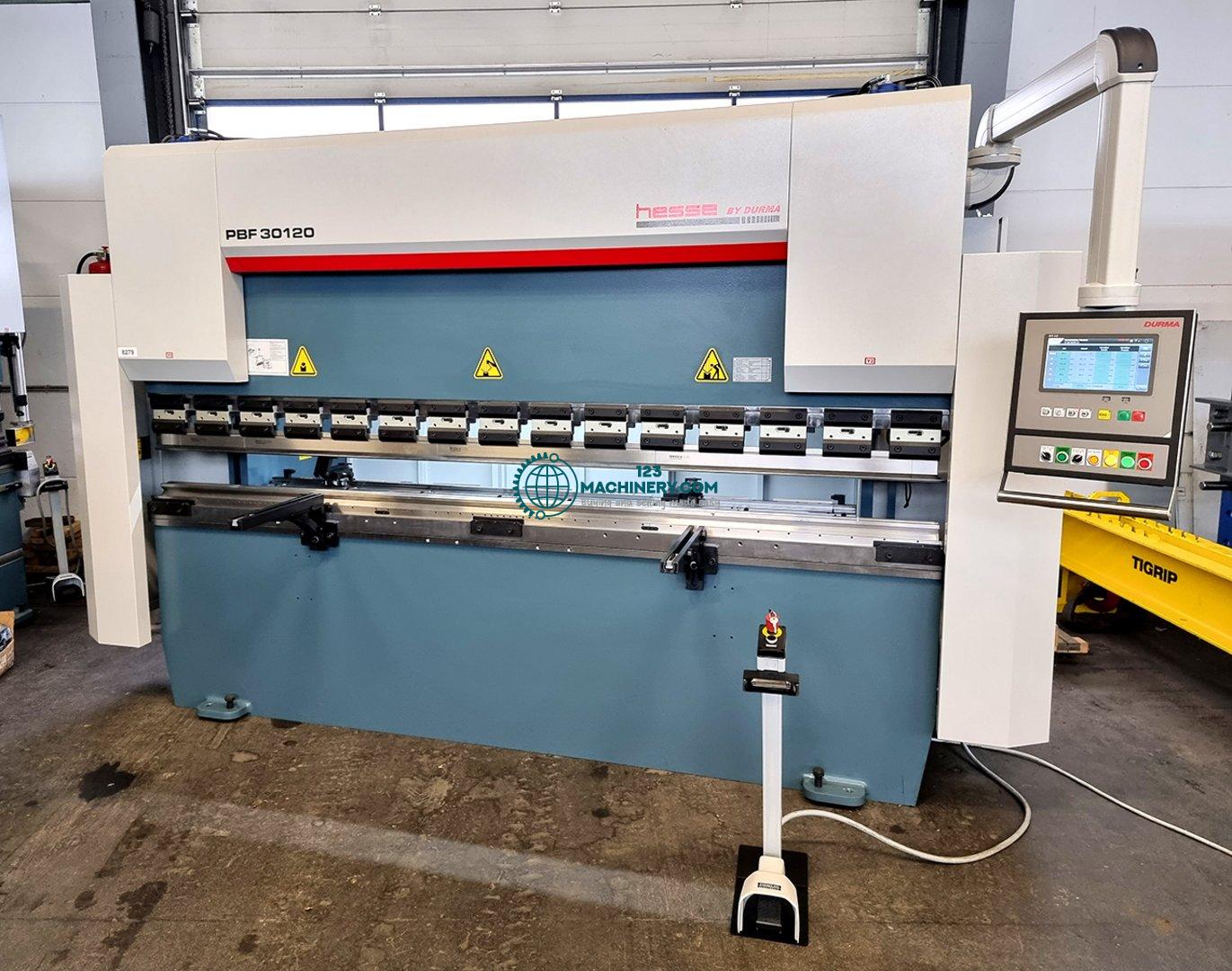 Hydraulic CNC press brake HESSE by DURMA PBF 30120