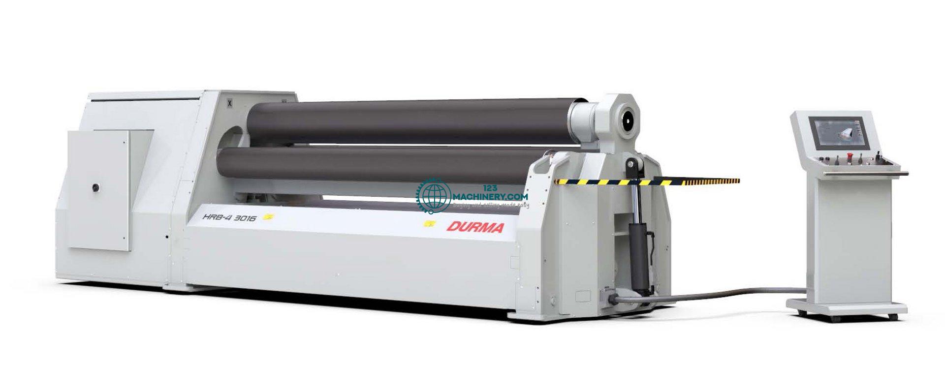 Hydraulic 4-roll plate bending machine HESSE by DU