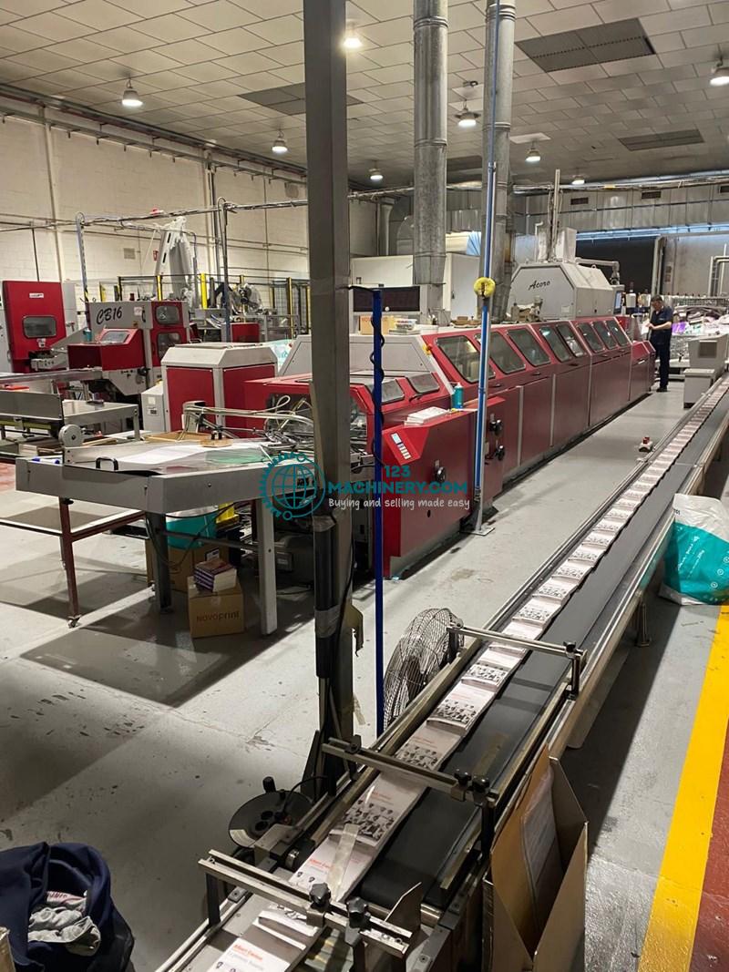 Müller Martini perfect binding line Acoro A7