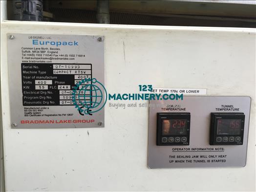 Automatyczna owijarka rękawów GEI Europack Compact