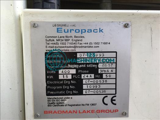 Automatyczna owijarka rękawów GEI Europack Compact