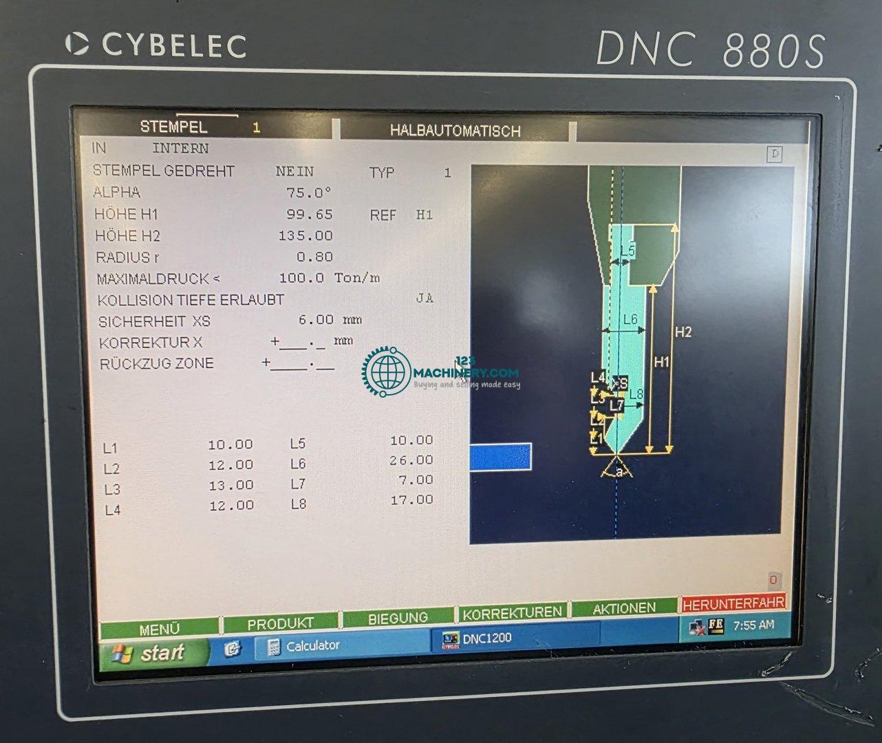 Hydraulic CNC press brake HESSE by DURMA AD-R 30175