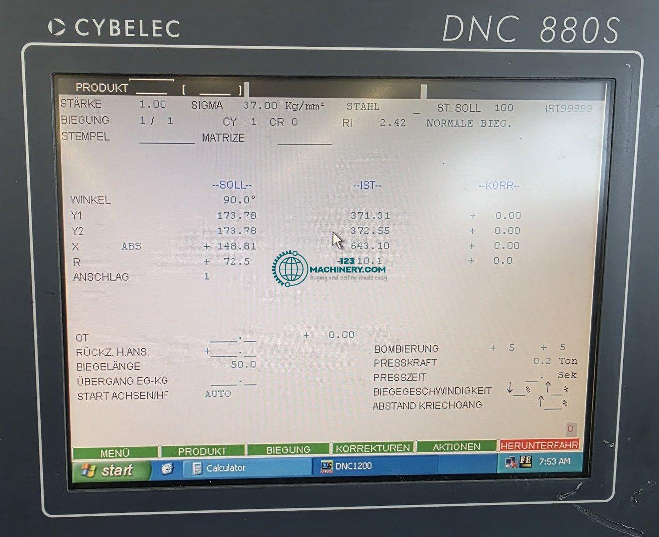 Hydraulic CNC press brake HESSE by DURMA AD-R 30175