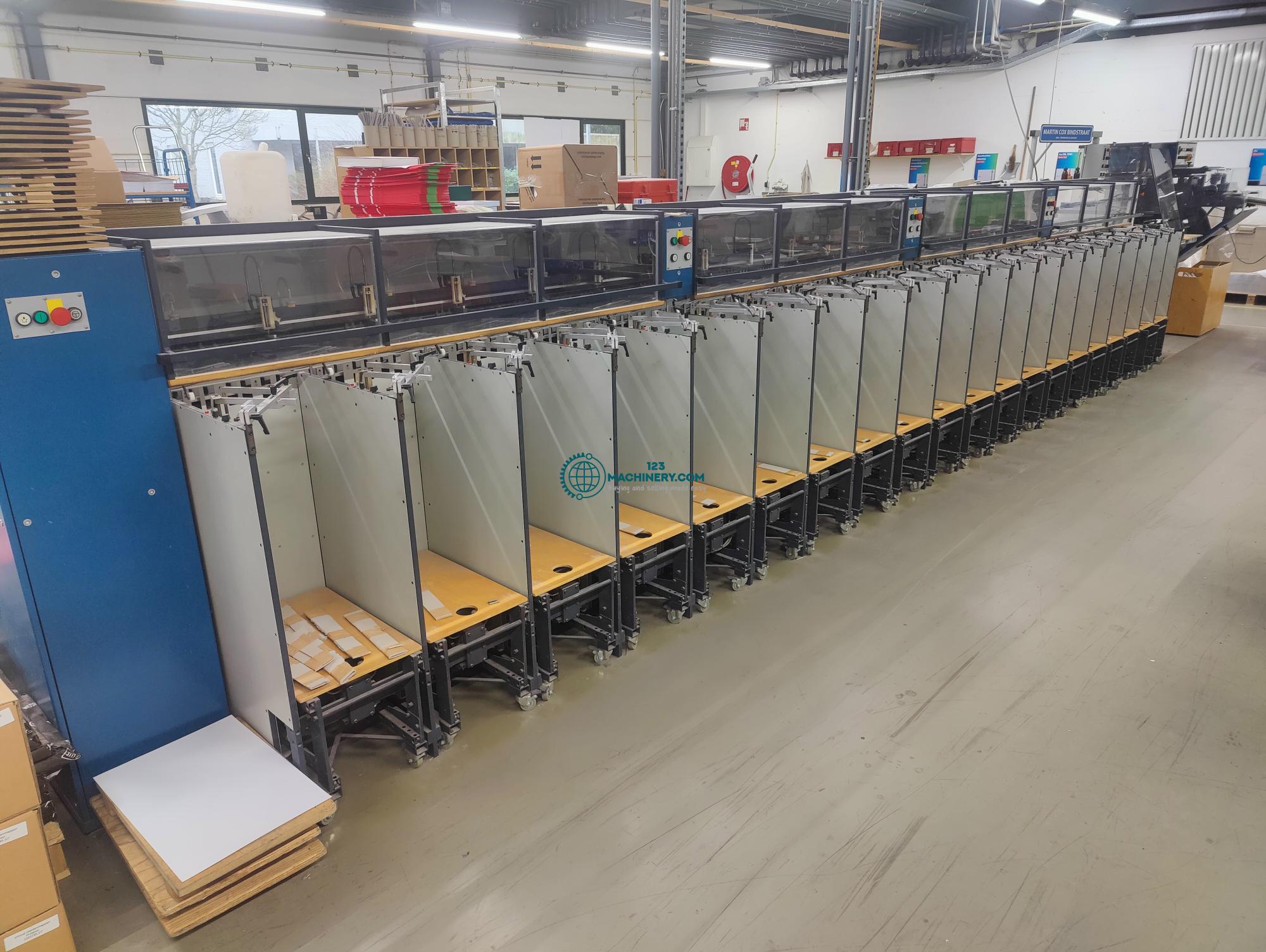 Show advert Collating / stitching machine