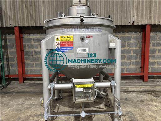 Tourell Gardner 700L jacketed mixing vessel