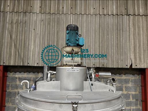 Tourell Gardner 700L jacketed mixing vessel