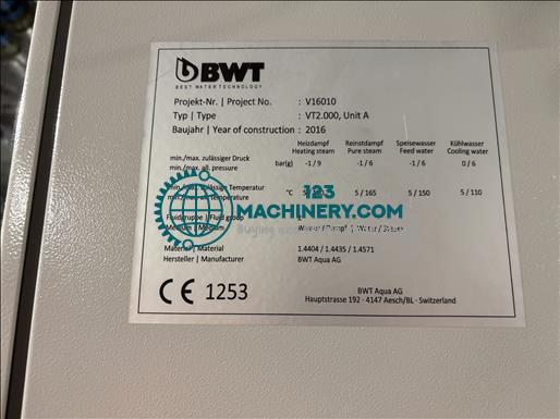 Show advert BWT VT2000 Pure steam generator