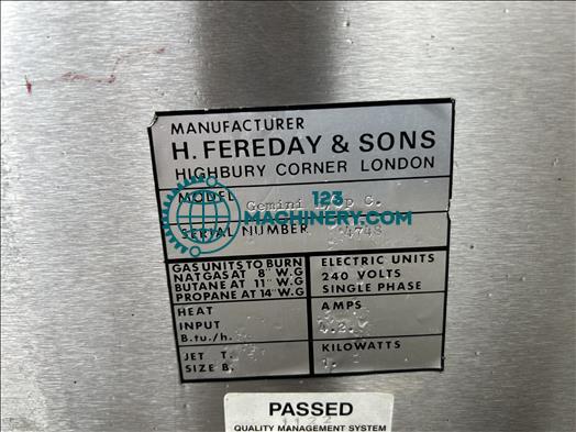H Fereday Gemini Heated cabinet