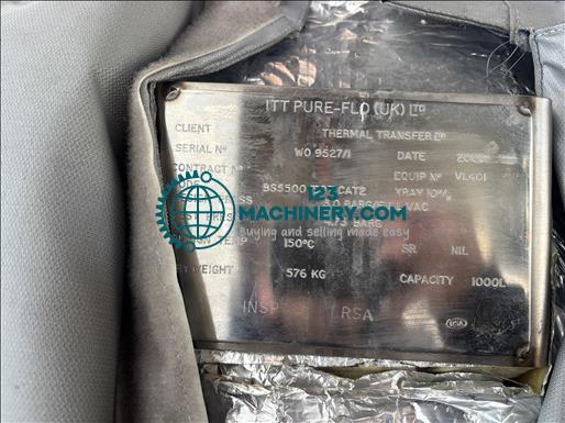 Show advert ITT Pureflo holding tank 1000L