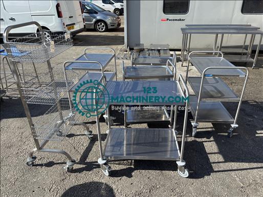 Teknomek stainless trolleys