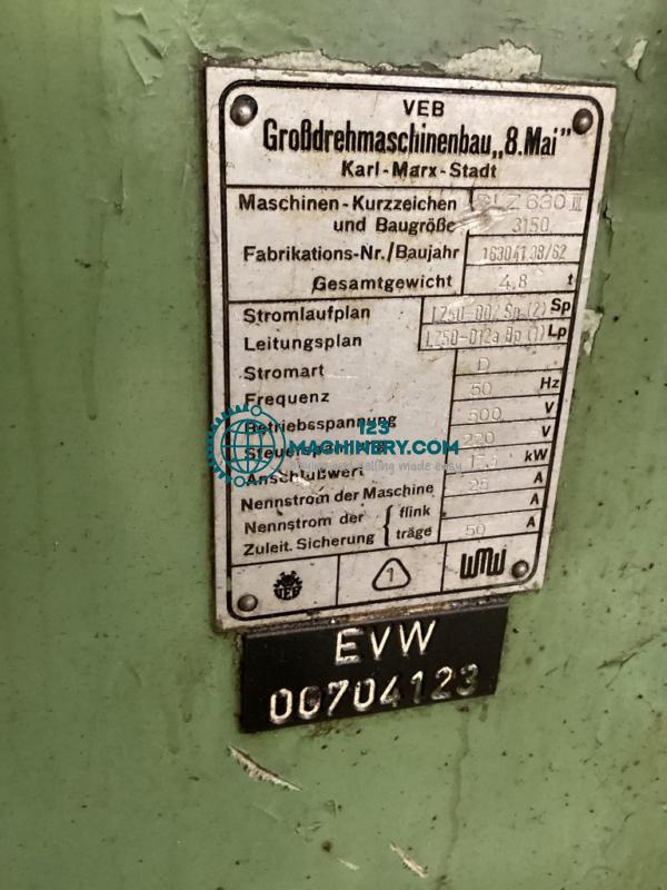 Leit- und Zugspindeldrehmaschine