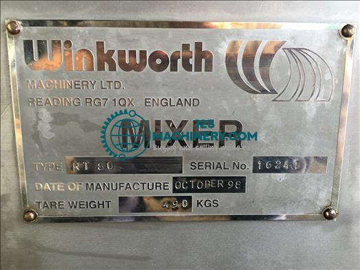 Winkworth RT80 Ploughshare mixer