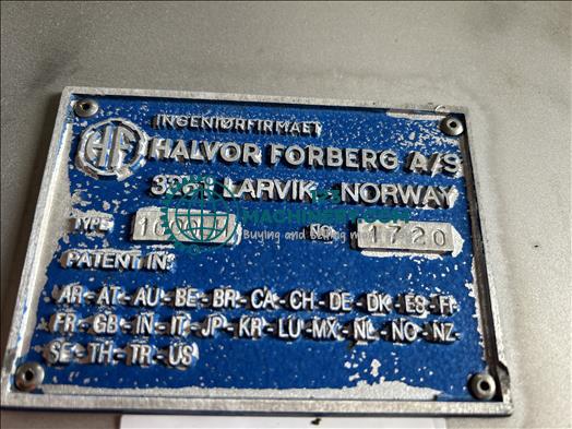 Forberg 1000LH Twin shaft paddle mixer