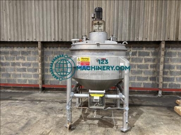 Tourell Gardner 700L jacketed mixing vessel