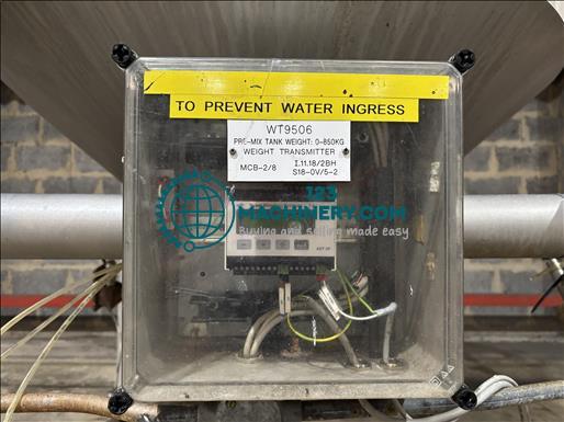 Tourell Gardner 700L jacketed mixing vessel
