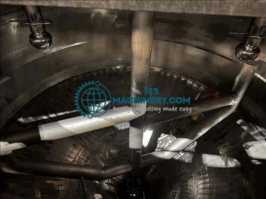 Tourell Gardner 700L jacketed mixing vessel