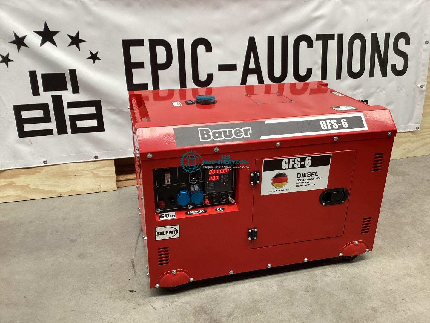 Unused Bauer GFS-6 Diesel Generator