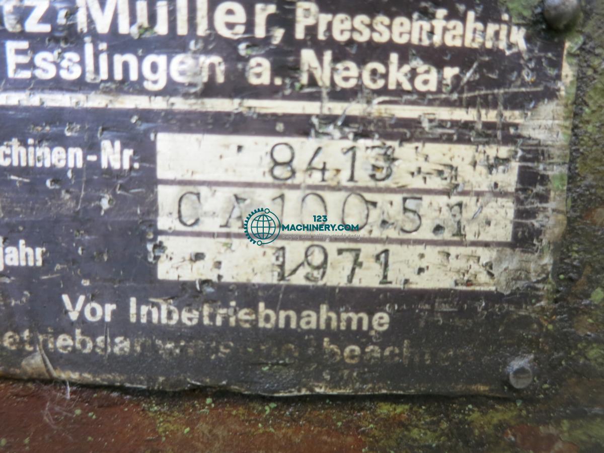 Einständerpresse - Hydraulisch