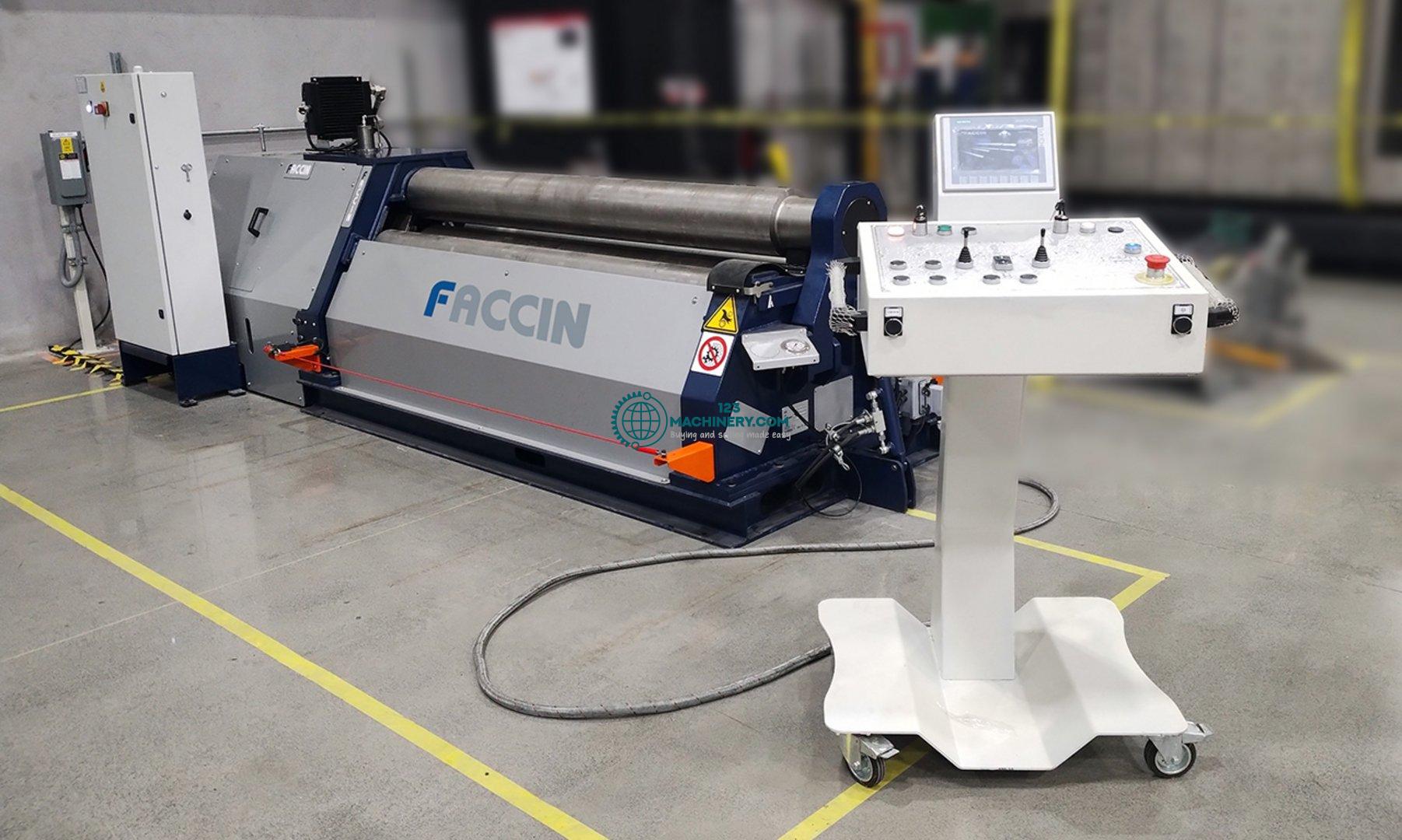 Inserat anzeigen Hydraulische 4-Walzen Blechrundbiegemaschine FACCIN 4HEL-212