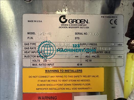 Pokaż ogłoszenie Groen DH/1-40 Boiling pan kettle