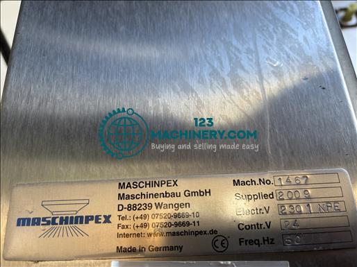 Maschinpex Flighted elevator conveyor