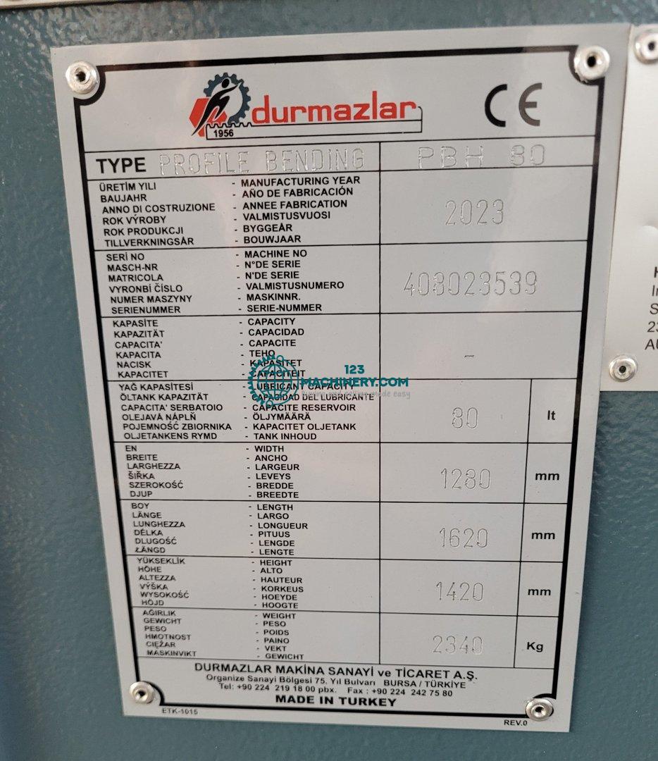 Mostrar anuncio Profile bending machine with hydraulic feed of rol