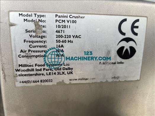 Mostrar anuncio Millitech PCM V100 Panini press