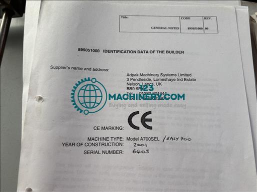 Pokaż ogłoszenie Adpak A700 Shrink sleeve wrapper