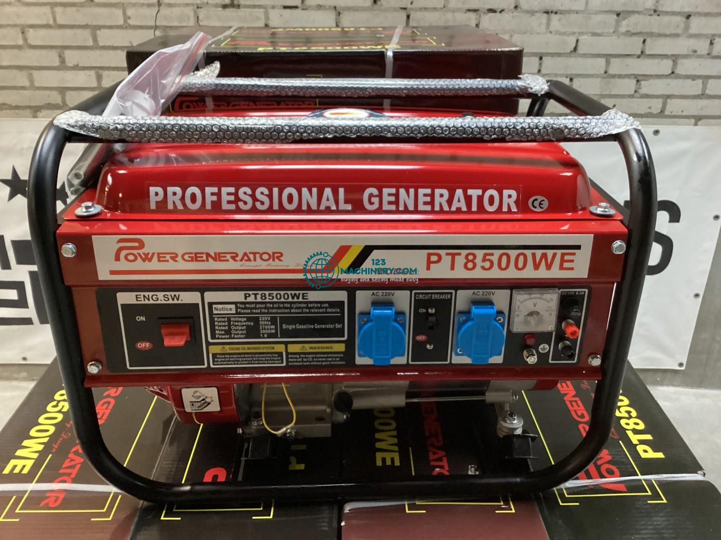 Ungebraucht Powertech PT8500WE Generator 2,7 kVA