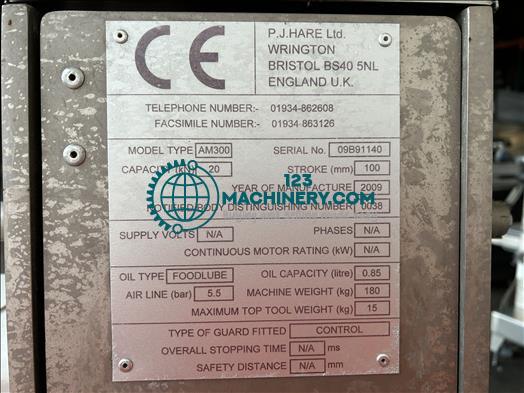 Pokaż ogłoszenie Prasa do ciasta PJ Hare AM300