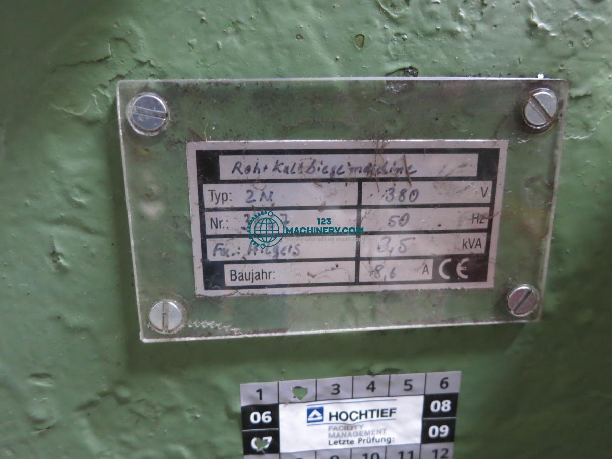 Afficher l`annonce Rohrbiegemaschine