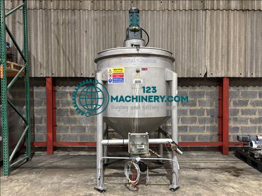 Tourell Gardner 1500L jacketed mixing vessel