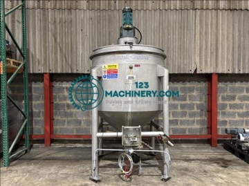 Tourell Gardner 1500L jacketed mixing vessel