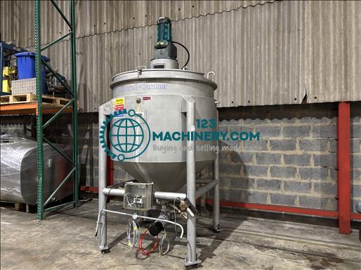 Tourell Gardner 1500L jacketed mixing vessel