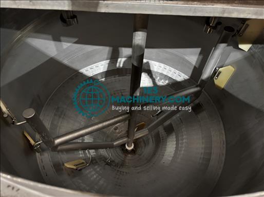 Tourell Gardner 1500L jacketed mixing vessel
