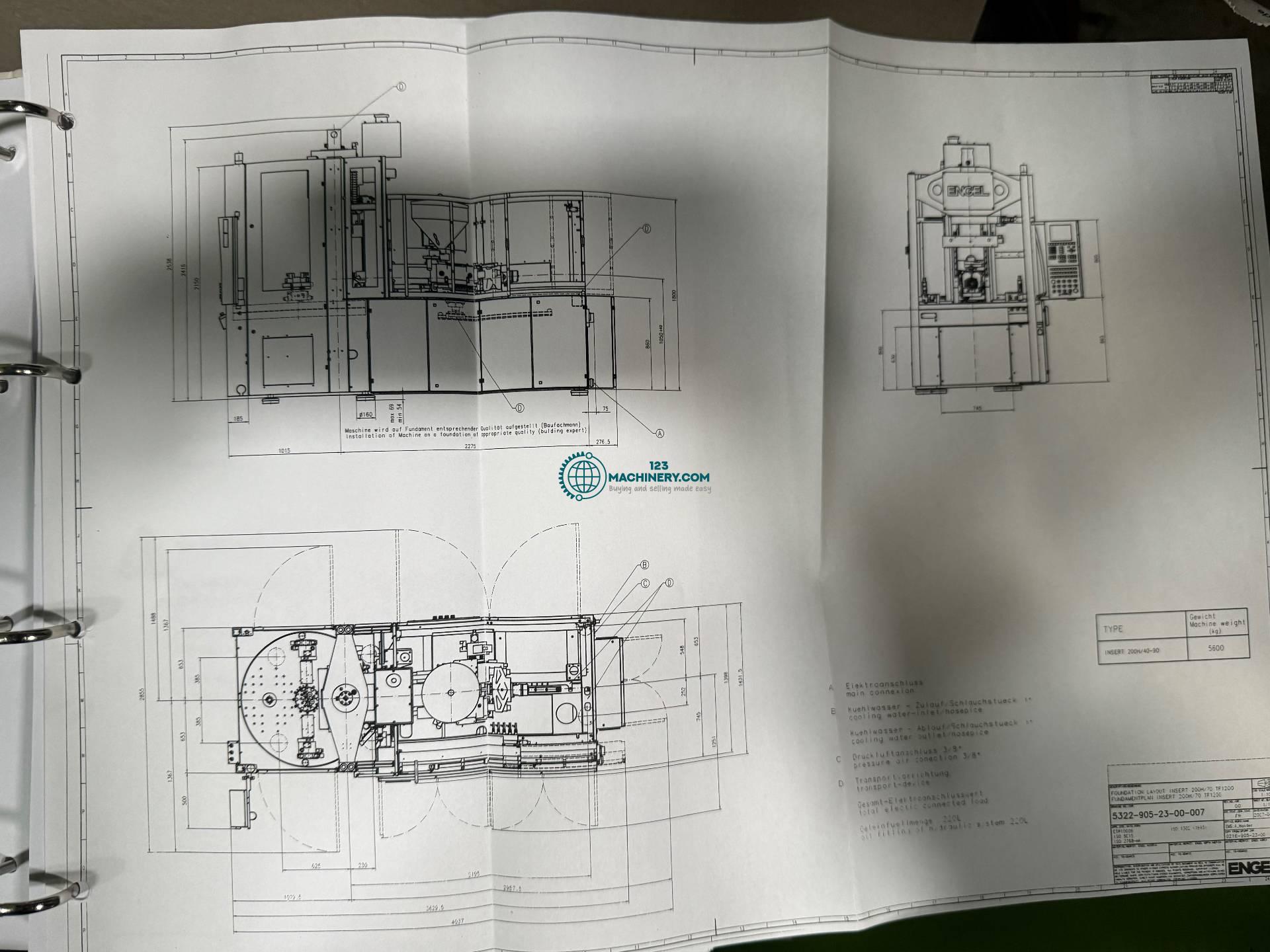 Used ENGEL insert 200 H/70 CC 200
