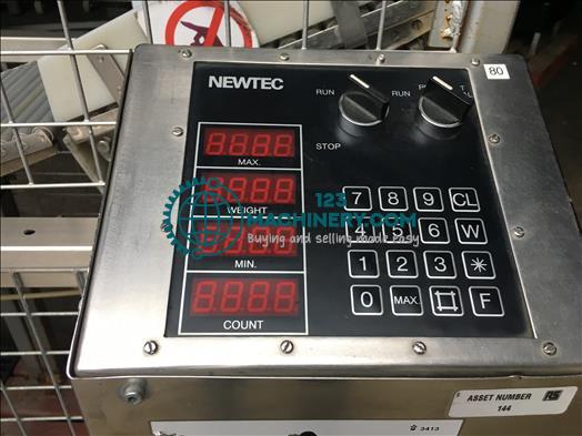 Newtec 5000C Checkweigher roller conveyor