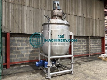 Tourell Gardner 1500L jacketed mixing vessel