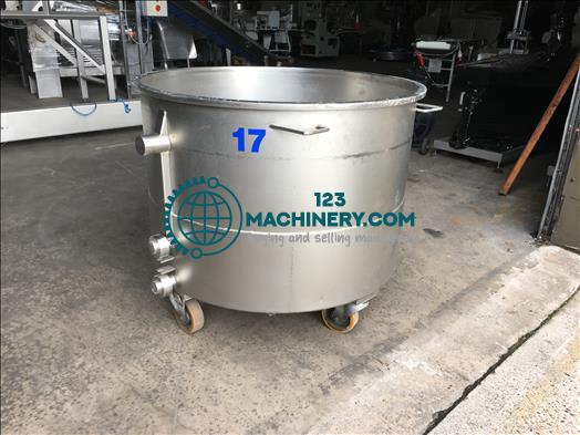 Tonelli 600 roestvrijstalen kommen