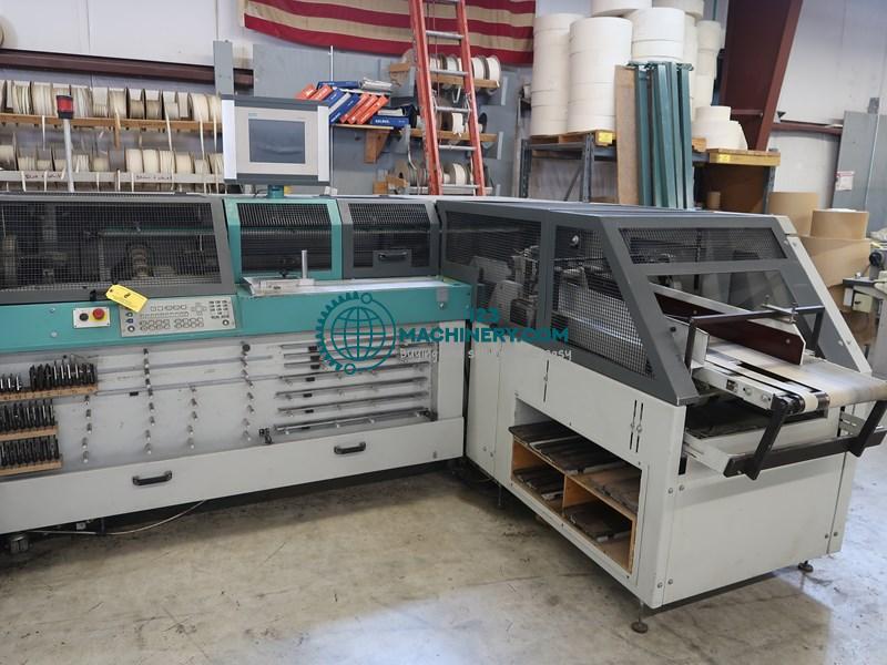 Show advert Kolbus casing-in line HD 142-P, BF 527 + FE 604