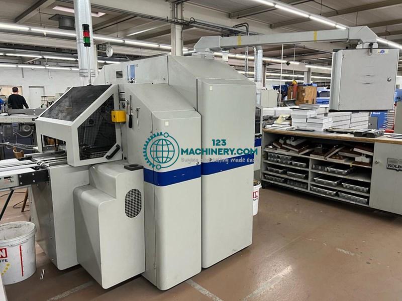 Show advert Kolbus casing-in line HD 142-P, BF 527 + FE 604