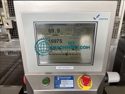 İlanı göster Cintex CS4000 Metal detector checkweigher