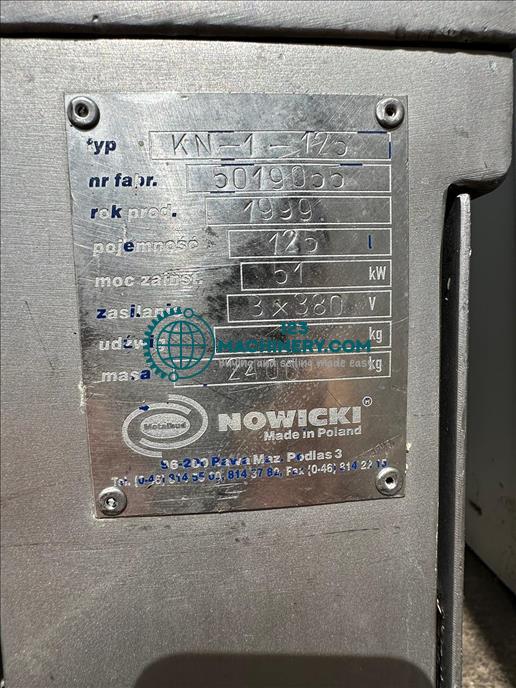 Inserat anzeigen Nowicki KN1-125 Bowl cutter