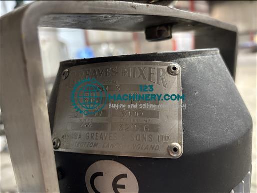 Greaves GM3 High shear mixer on stand