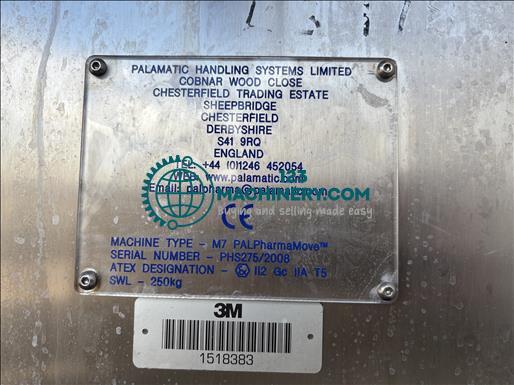 Palamatic PalPharmaMove M7 Drum lifter tipper