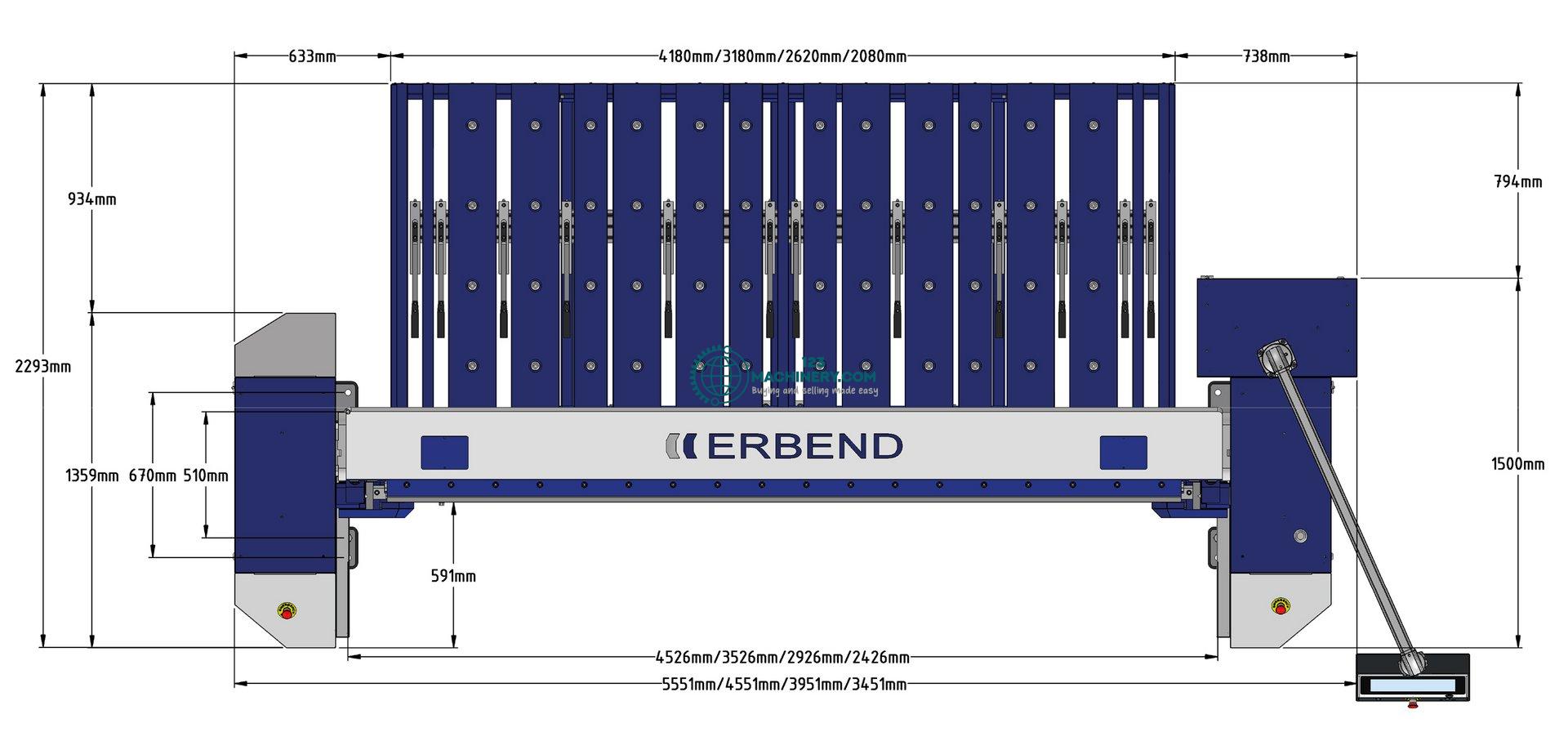 Inserat anzeigen Motorische Schwenkbiegemaschine ERBEND MFB 3220