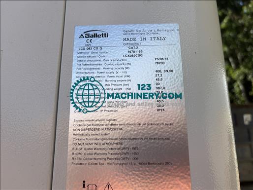 Mostrar anuncio Galetti LCX082 Water chiller