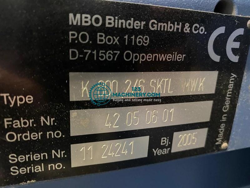 Show advert MBO folding machine K800.2/6SKTL Palamides Alpha 500