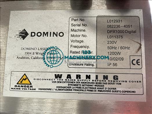 Domino DPX1000 digital Fume extraction cabinet