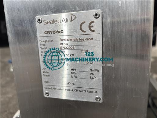 Show advert Cryovac BL14 Semi automatic bag loader